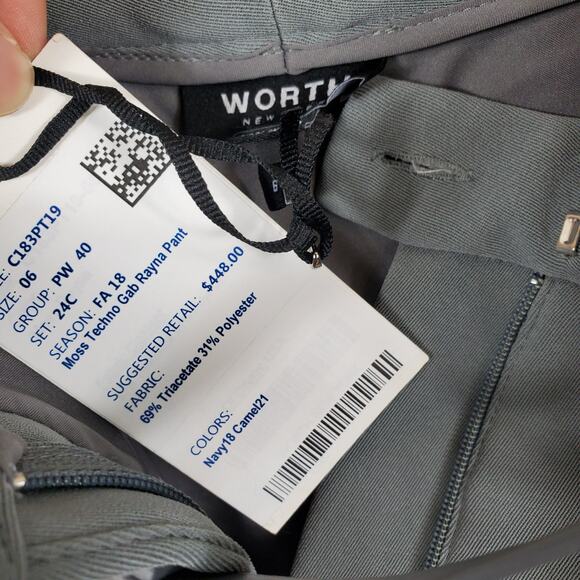 Worth Techno Gab Rayna Pant Women's Size 6 - Picture 8 of 9